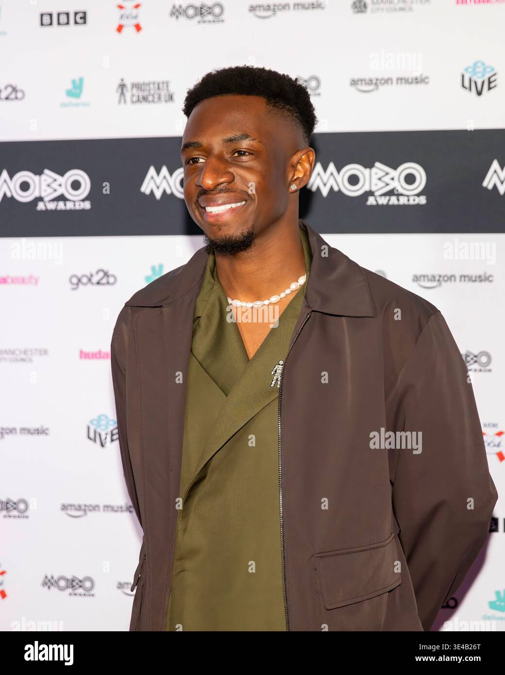 Tabi Rown Manchester, England, 26th March, 2026. Tobi Brown attends the MOBO ...