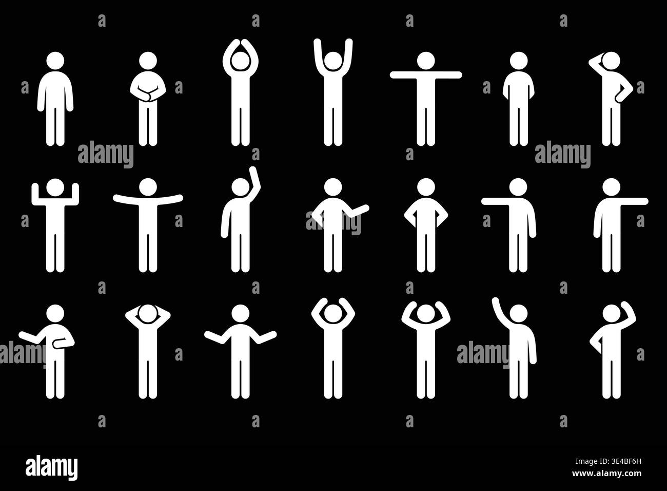 Stick figure expression hi-res stock photography and images - Alamy