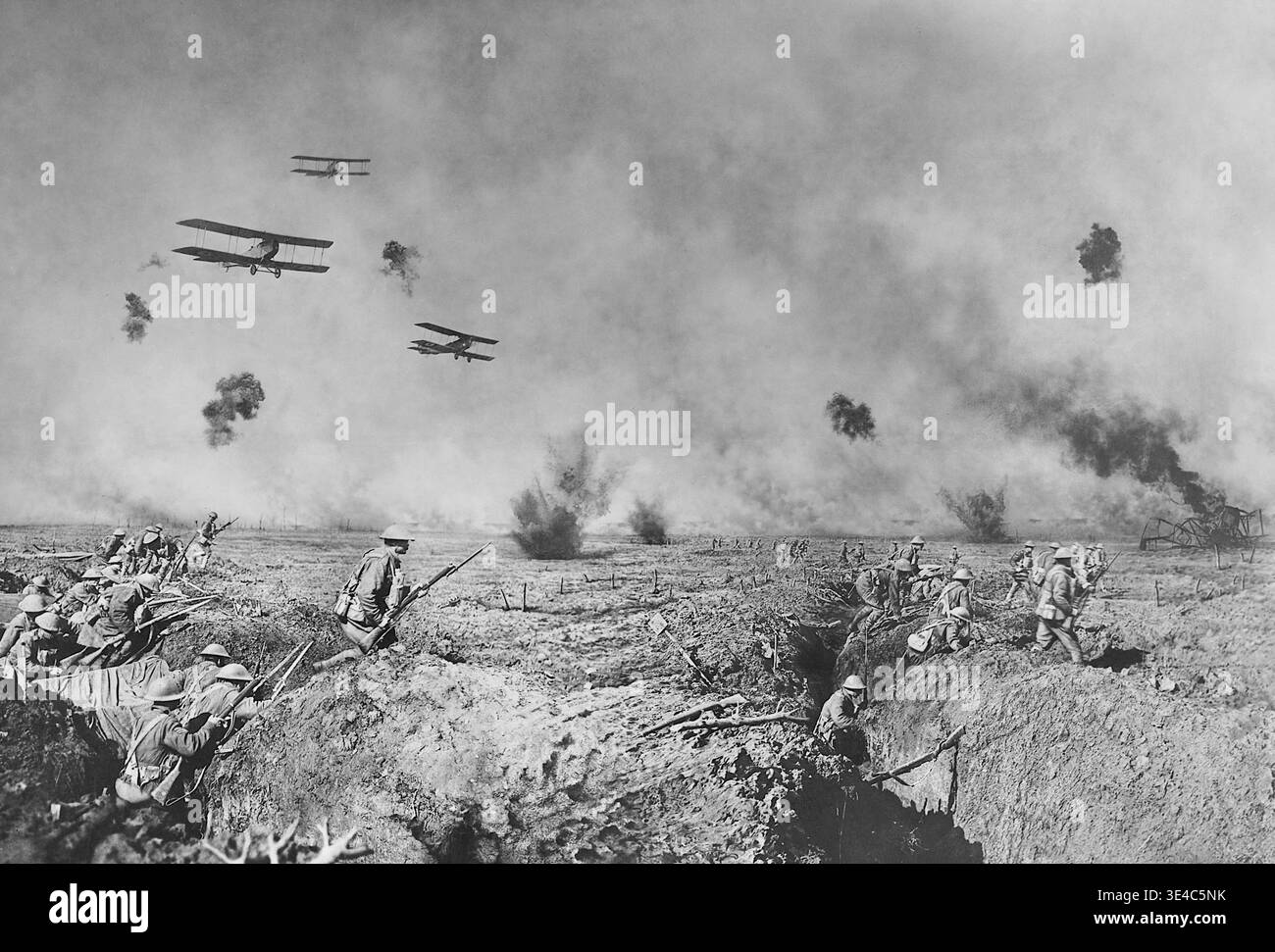 World war one trenches horror Black and White Stock Photos & Images - Alamy