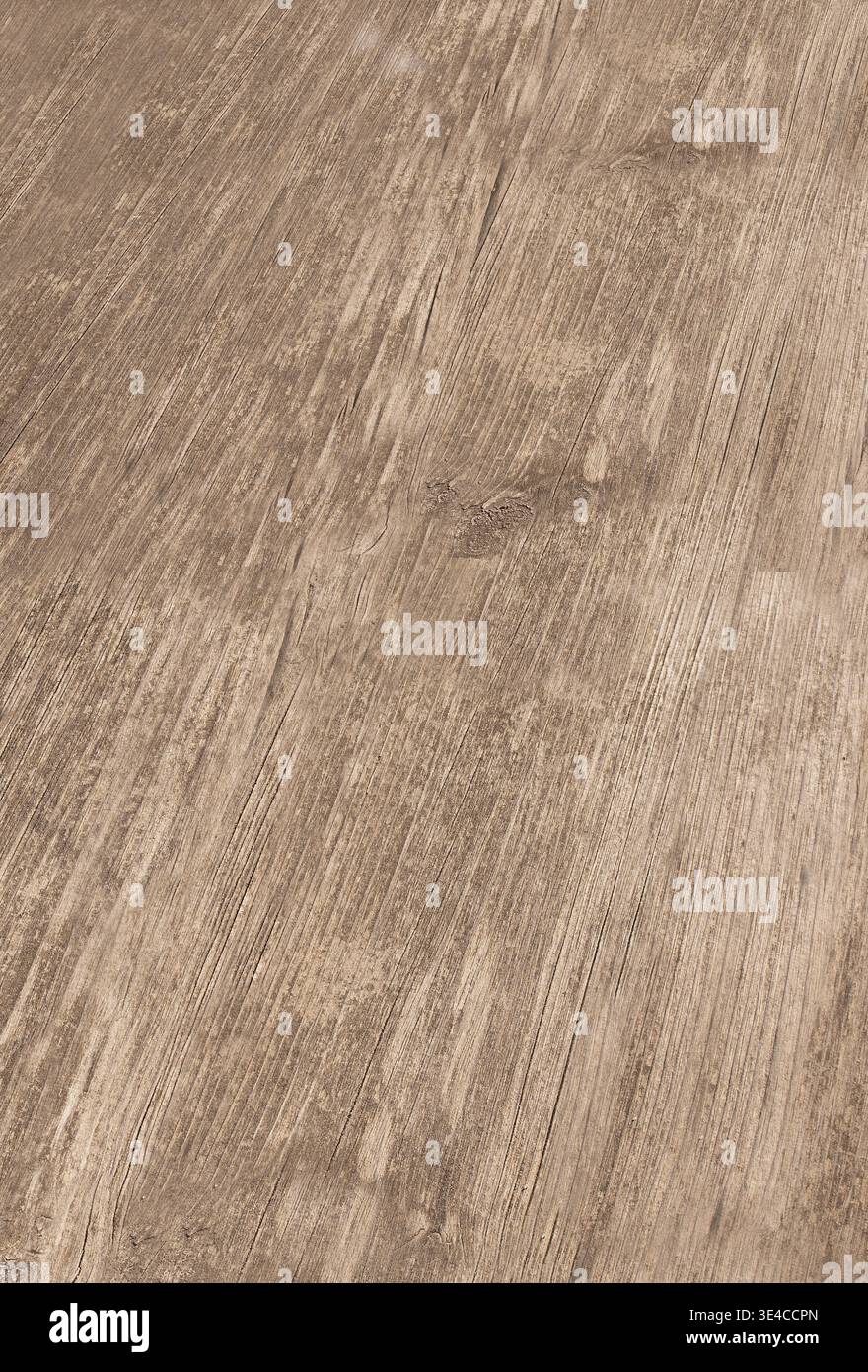 Weathered and worn wooden planks texture in perspective for background Stock Photo