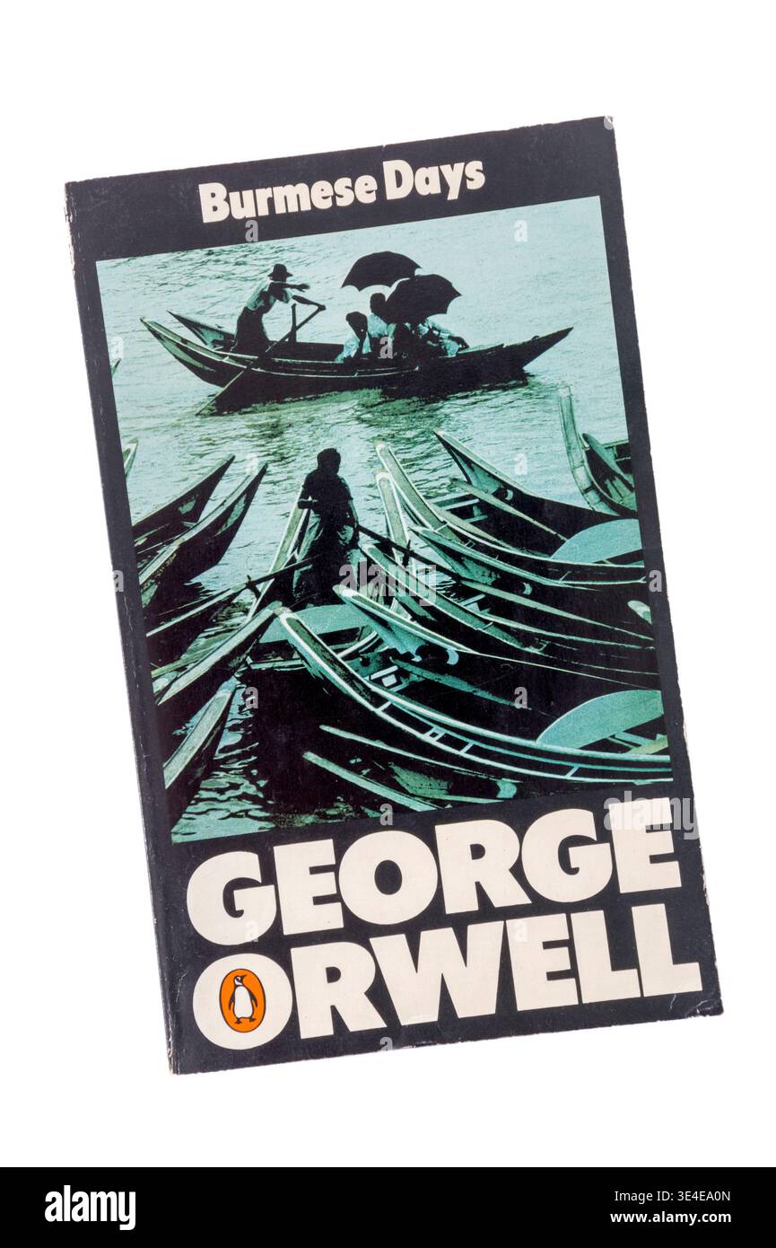 A paperback copy of Burmese Days by George Orwell.  First published in 1934. Stock Photo