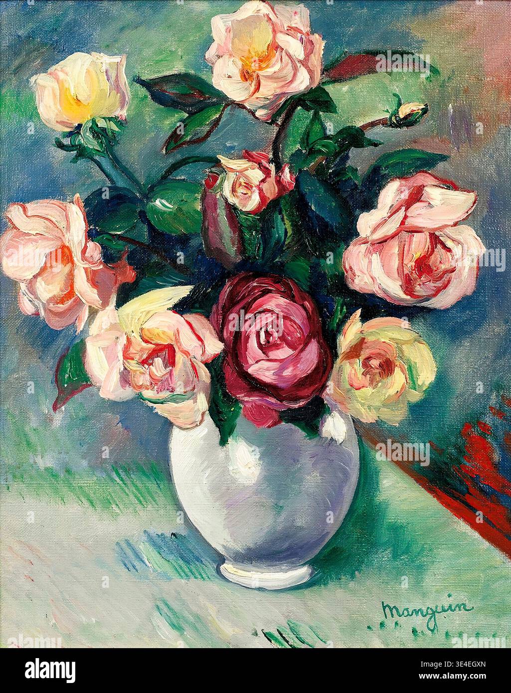 Flowers in vase painting hi-res stock photography and images - Alamy