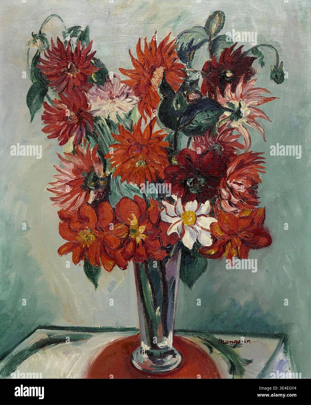 Flowers in vase painting hi-res stock photography and images - Alamy