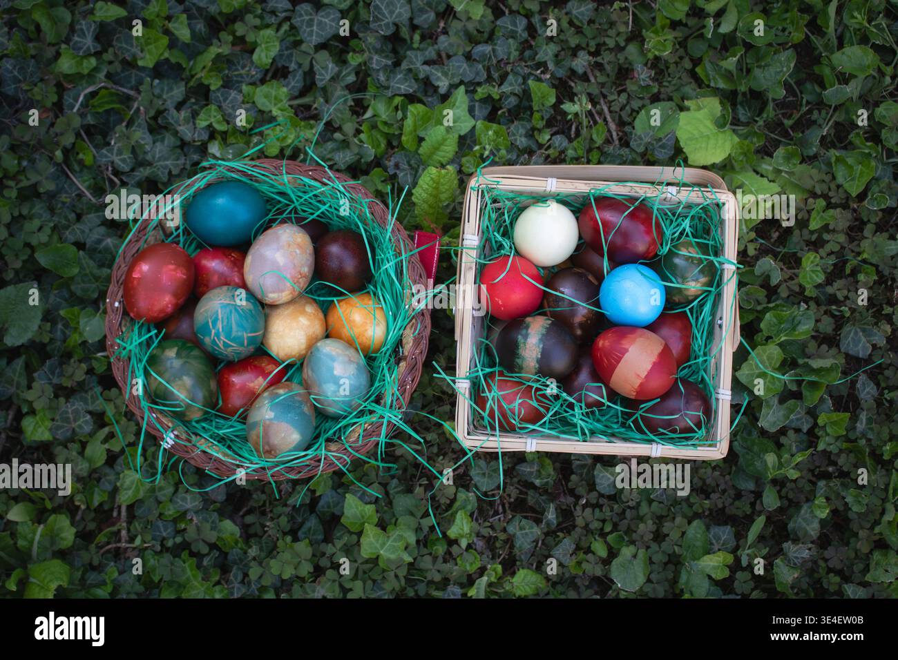 Easter eggs Stock Photo