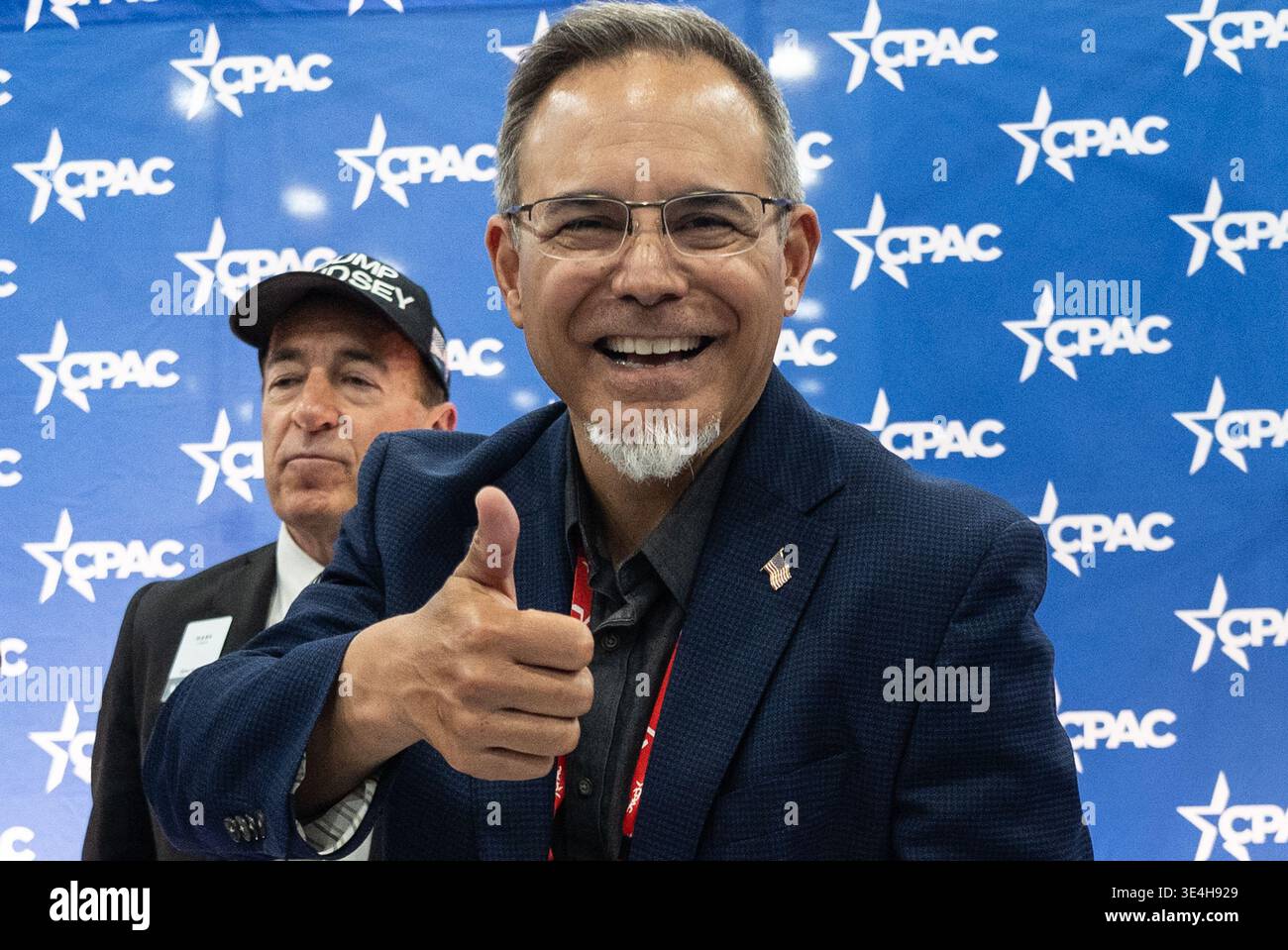 Chris Salcedo signs his book during day 2 of CPAC Conference at Gaylord ...