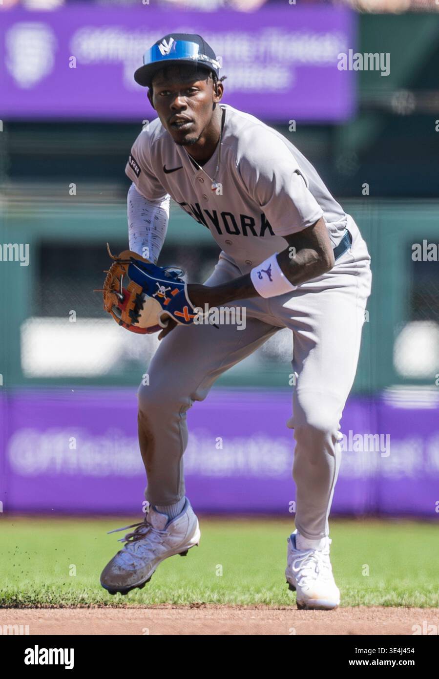 March 27 2026 New York second baseman Jazz Chisholm Jr. (13) makes
