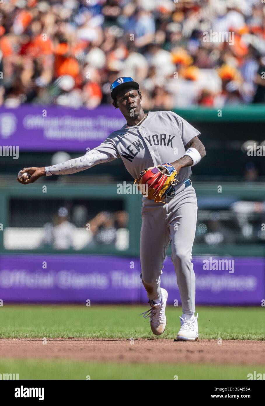 March 27 2026 CAPTION CORRECTION: New York second baseman Jazz Chisholm ...