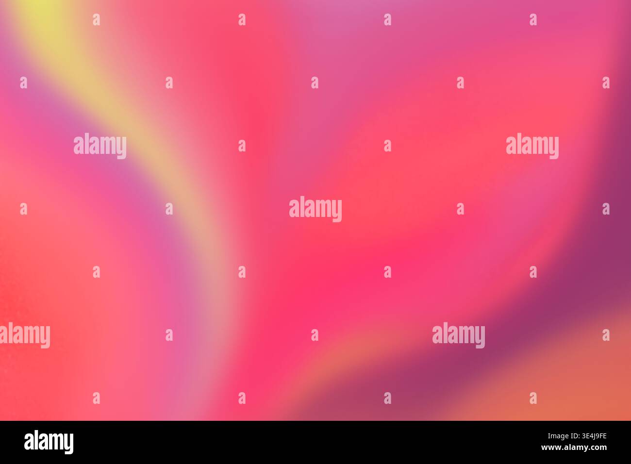 Abstract colored paint background with soft blurring and smooth gradient waves in pink, purple and orange. Modern illustration texture for creative de Stock Photo