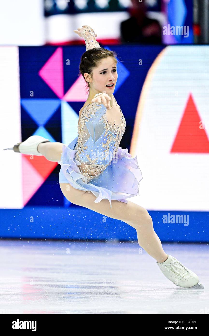 Isabeau LEVITO (USA), during Women Free Skating, at the ISU Figure
