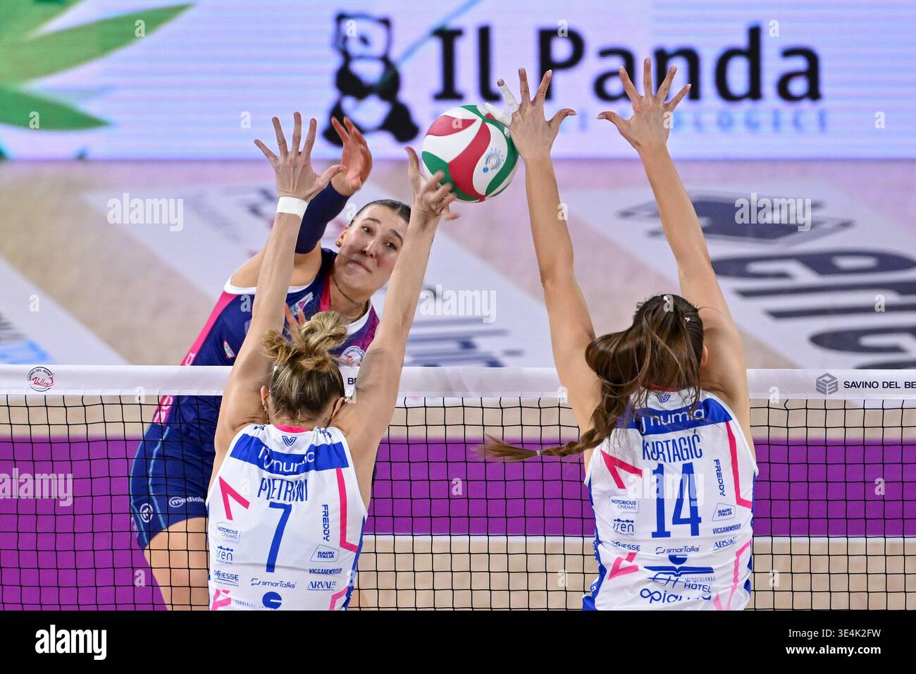 Ekaterina Antropova Of Savino Del Bene Scandicci During Playoff Ekaterina Antropova Of Savino Del Bene Scandicci During Playoff Scudetto Savino Del Bene Scandicci Vs Numia Vero Volley Milano Volleyball Italian Serie A1 Women Match In Florence Italy March 25 2026 3E4K2FW