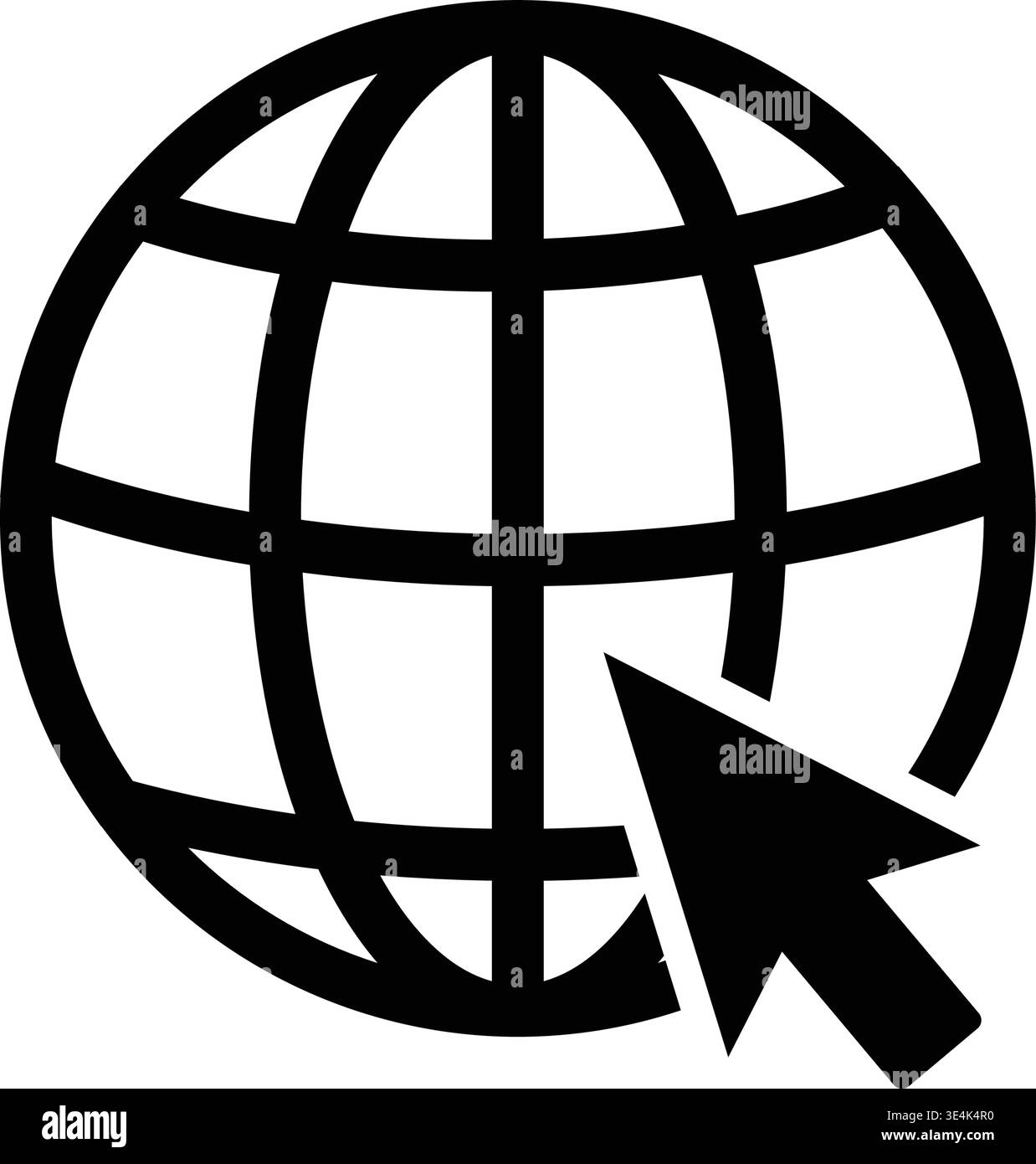 Digital cursor map hi-res stock photography and images - Alamy