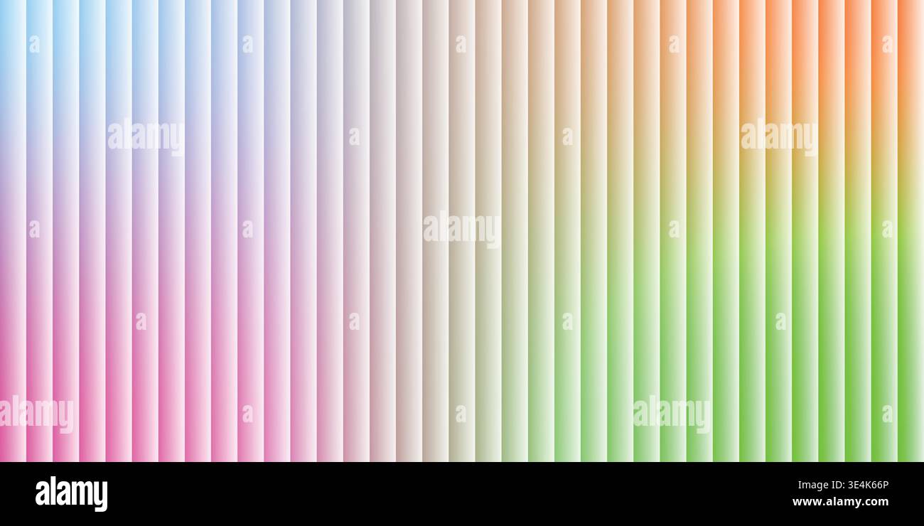 Modern Rainbow Gradient Stripes Texture Stock Vector