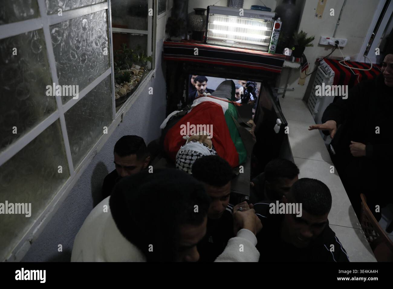 Palestinians mourned the death of 15-year-old Adham Sayed Dahman in the ...