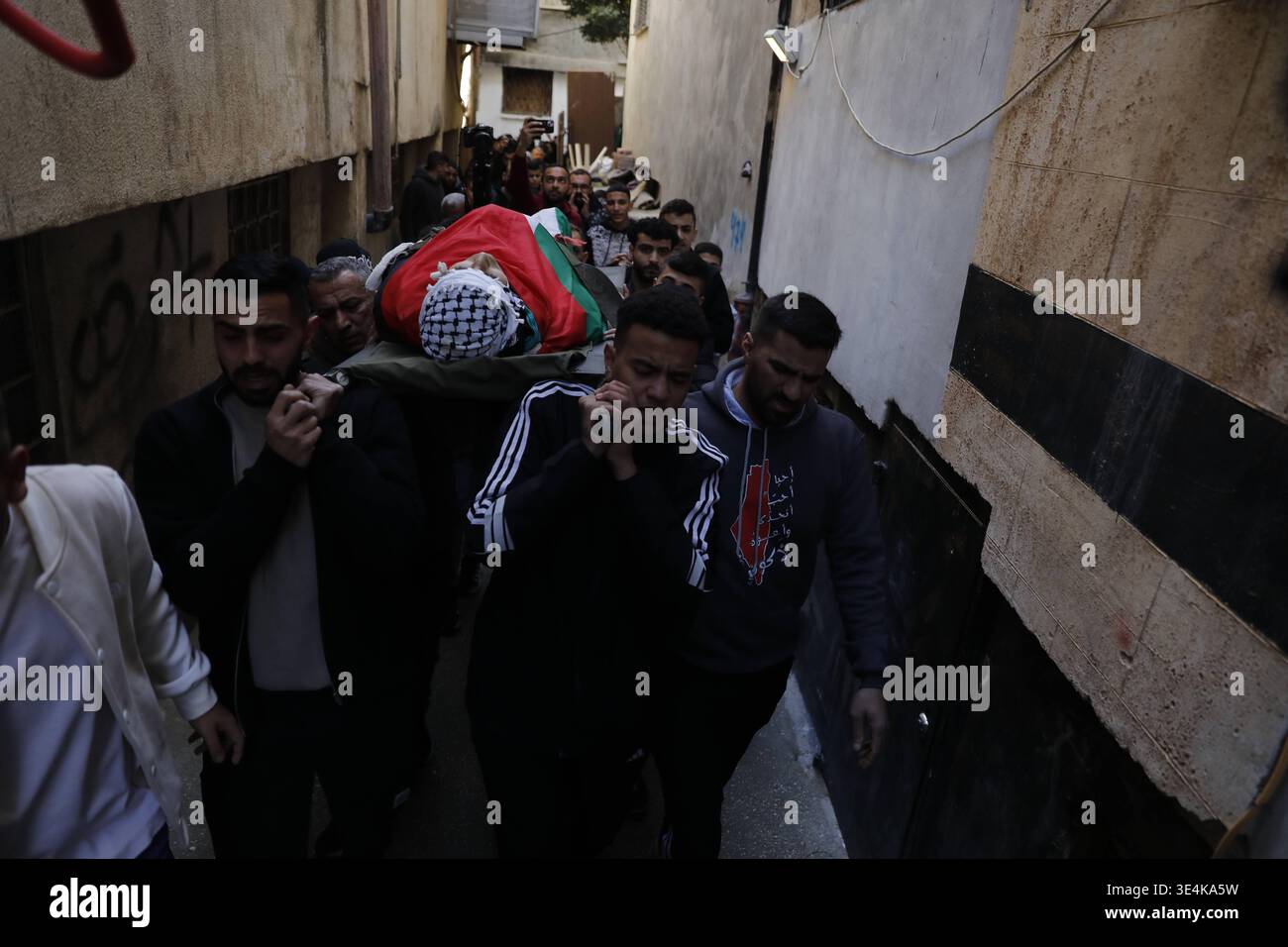 Palestinians mourned the death of 15-year-old Adham Sayed Dahman in the ...