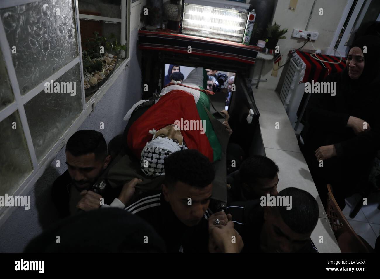 Palestinians mourned the death of 15-year-old Adham Sayed Dahman in the ...