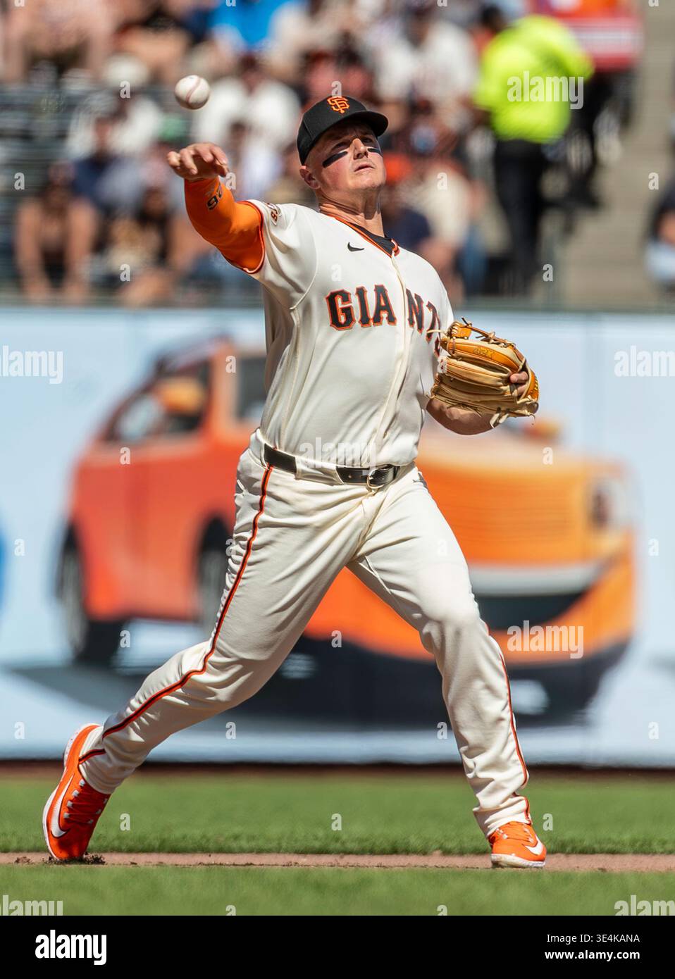 March 27 2026 San Francisco third baseman Matt Chapman (26)throws the ...