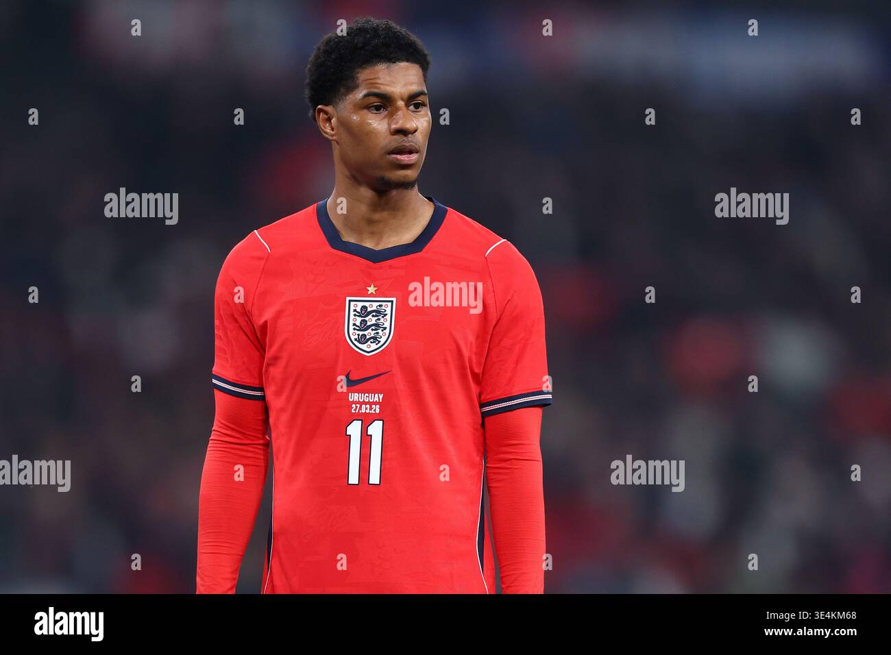 London England 27th March 2026 Marcus Rashford Of England During The london-england-27th-march-2026-marcus-rashford-of-england-during-the