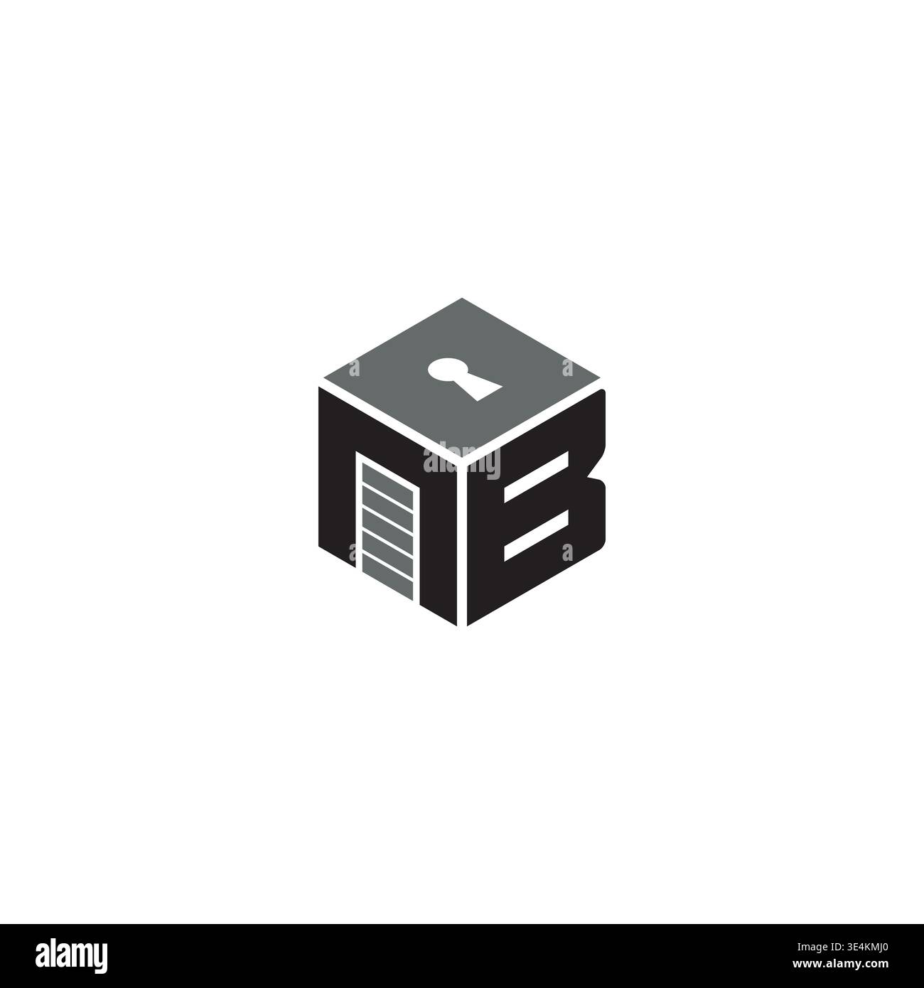 Box, Storage and Letter B logo or icon design Stock Vector