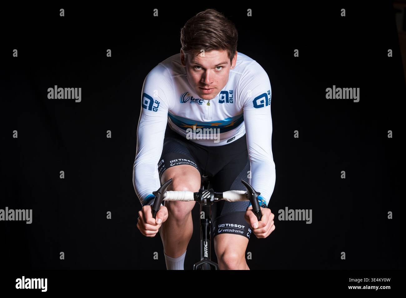 GRENCHEN, SWITZERLAND - MARCH 27: Track cyclist Alex Vogel of Swiss ...