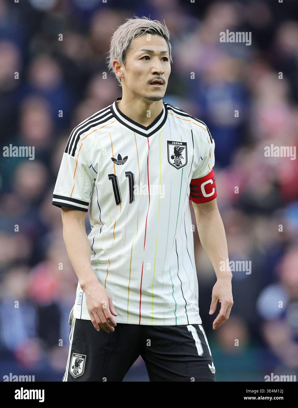 Japan's Daizen Maeda during the international friendly match at ...