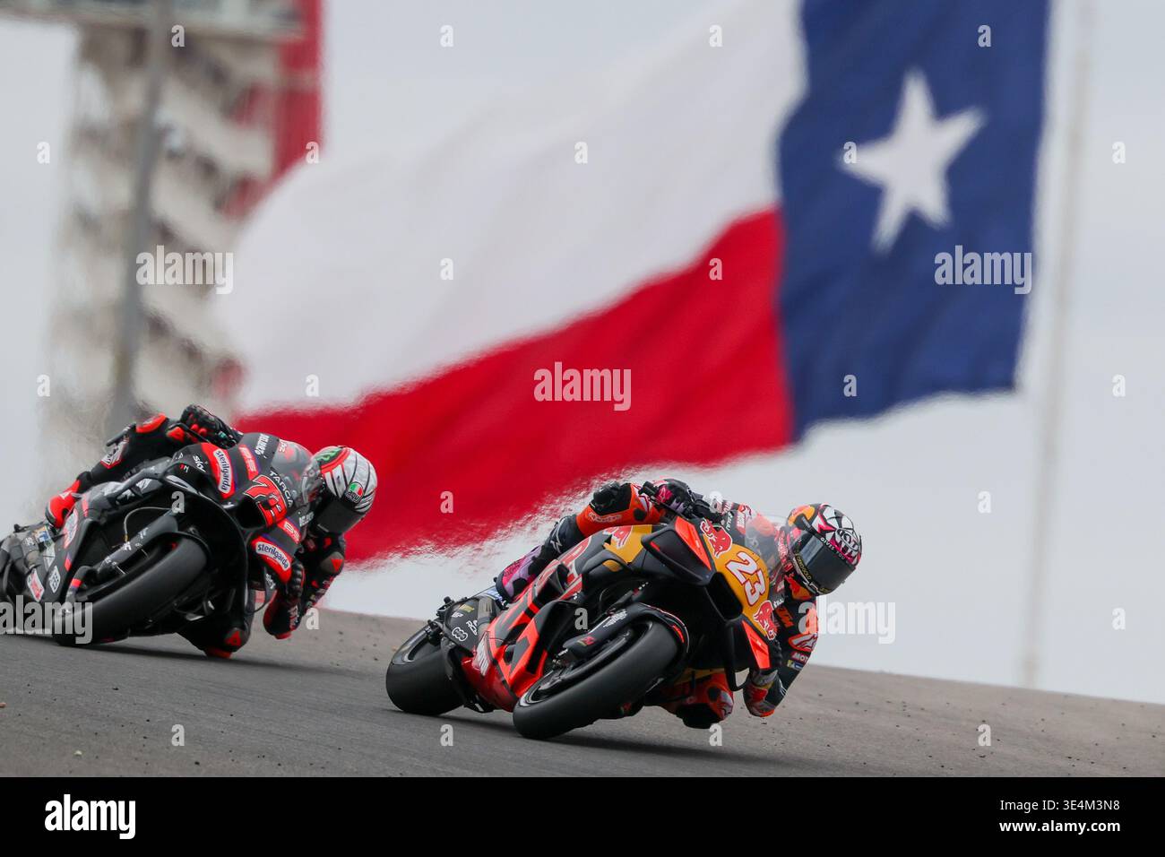 AUSTIN, TX - MARCH 28: Enea Bastianini (23) of Italy and Red Bull KTM ...