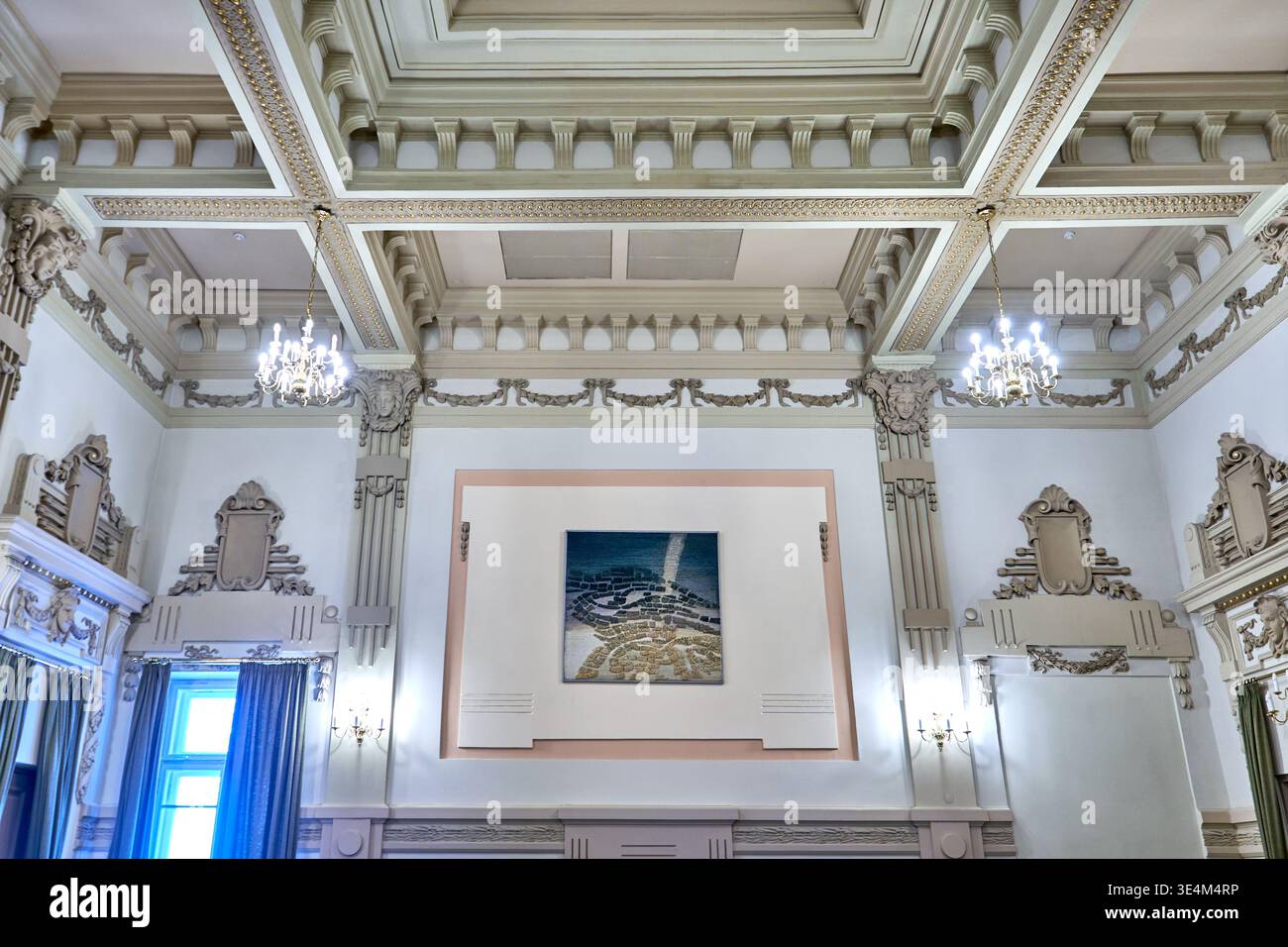 Ornate historic interior coffered hi-res stock photography and images ...
