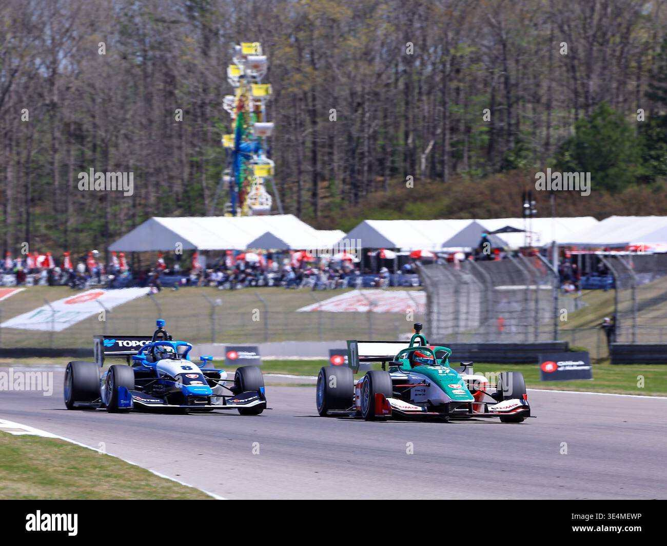March 28, 2026: HMD Motorsports driver Salvador de Alba (17) passes ...