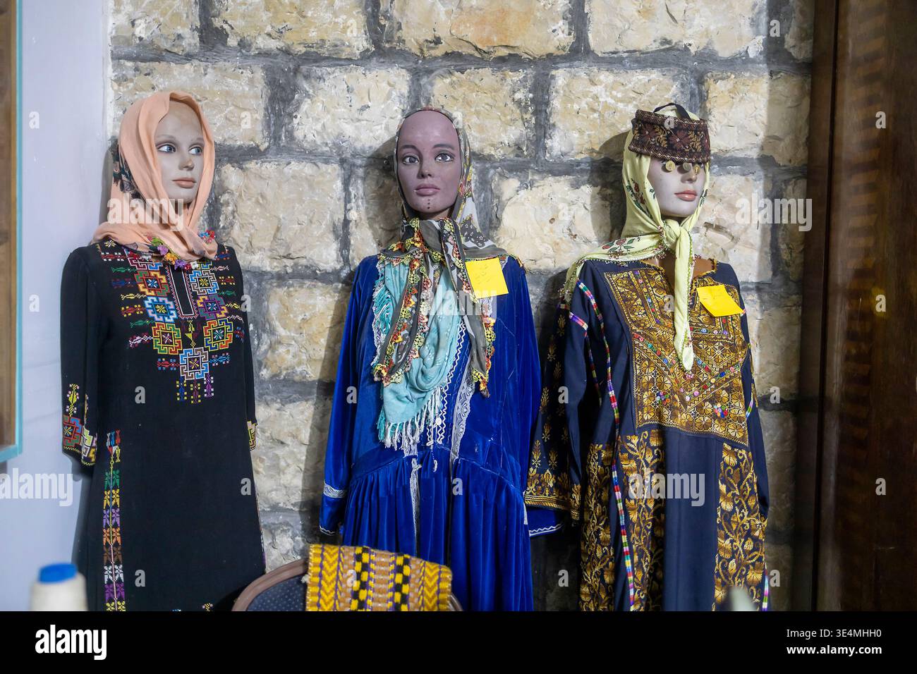sachin and babi light blue dress Black & Red Long Sleeve Full Embroidered Palestinian Thobe/Dress (3 pi   Majestic_Thobe