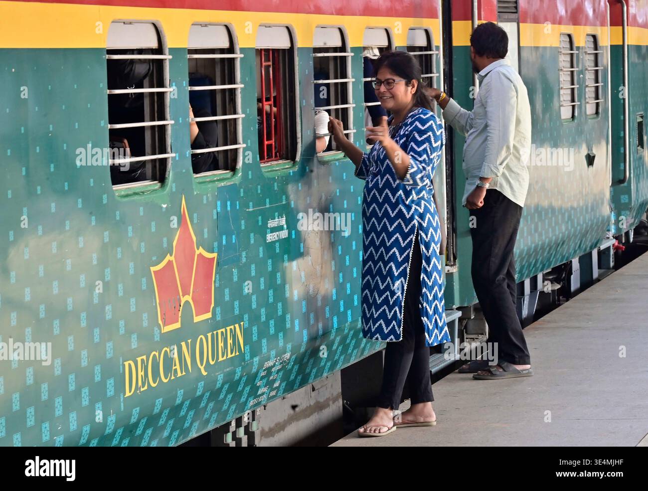 MUMBAI, INDIA - MARCH 27: The Deccan Queen Train Mahotsav was held at ...