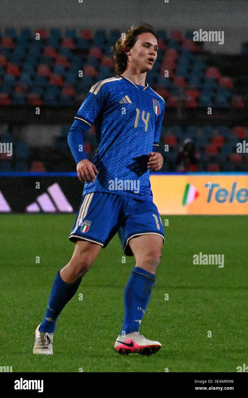 Comotto Christian Comotto (Italy) in action during UEFA European Under-19 ...