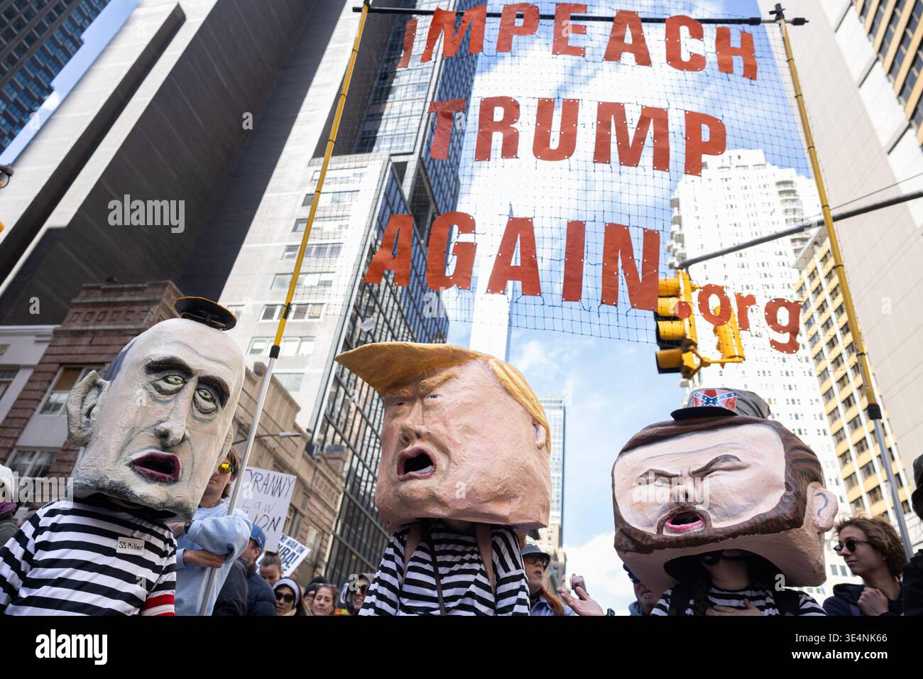 Thousands of protesters gathered in New York, NY to rally against the ...