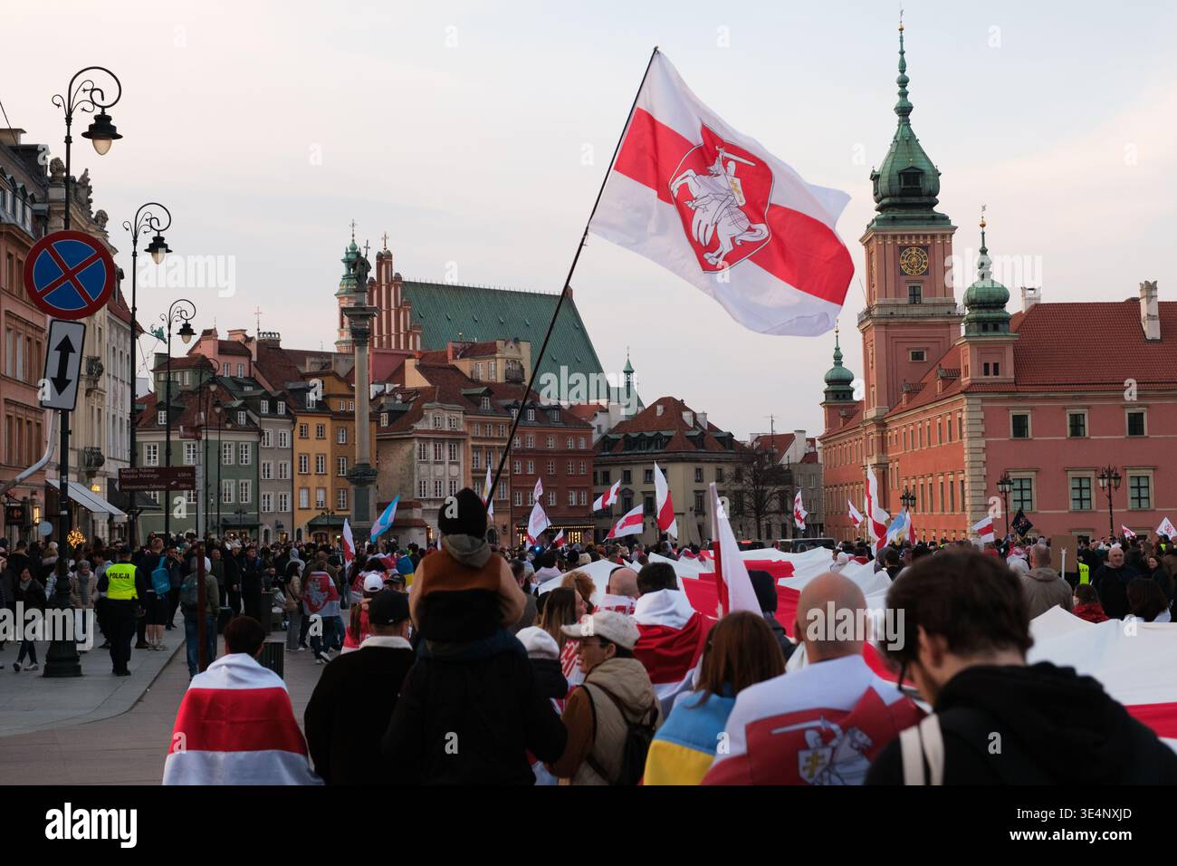 March 28, 2026, Warsaw, Masovian Voivodeship, Poland: Demonstrators ...