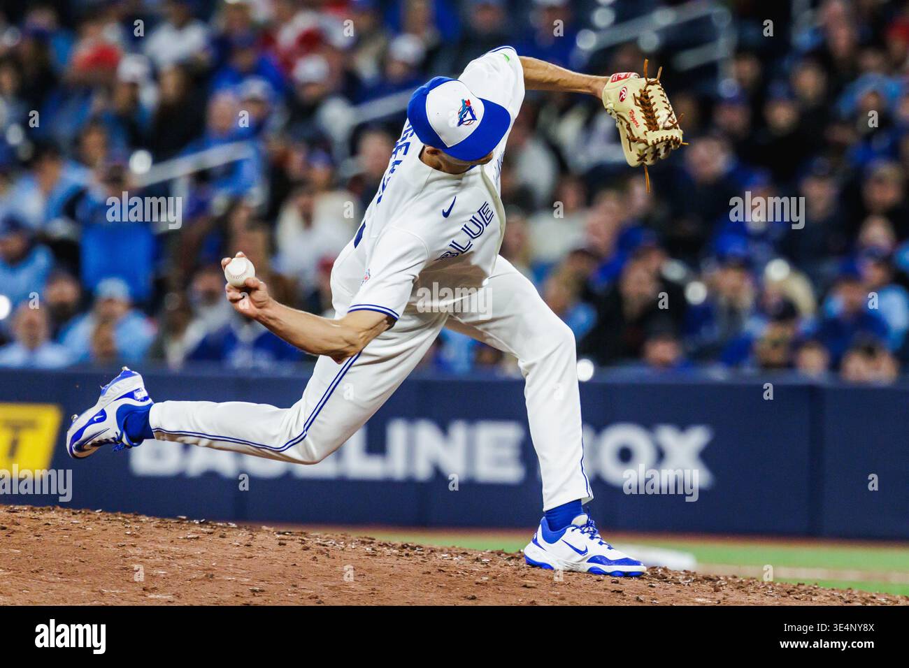 TORONTO, ON - MARCH 28: Toronto Blue Jays pitcher Tyler Rogers (71 ...