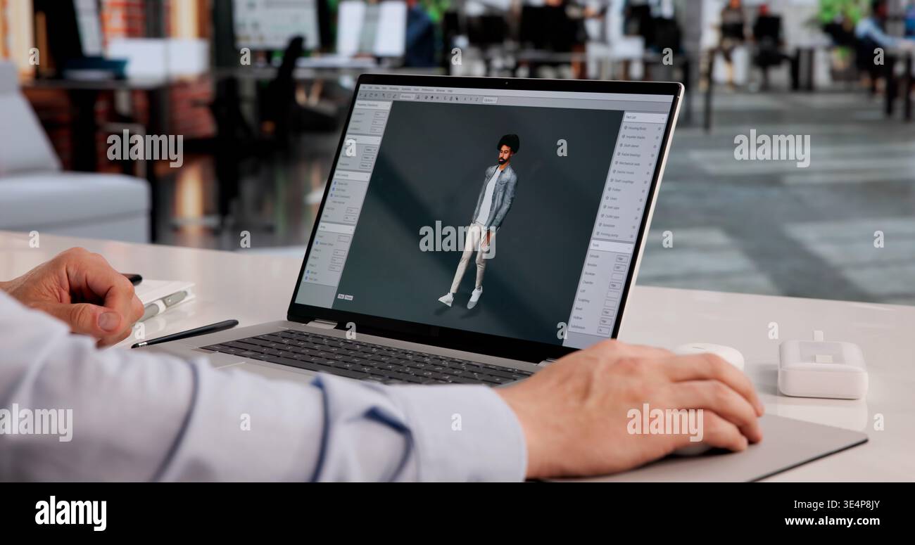 3d animation computer hi-res stock photography and images - Alamy