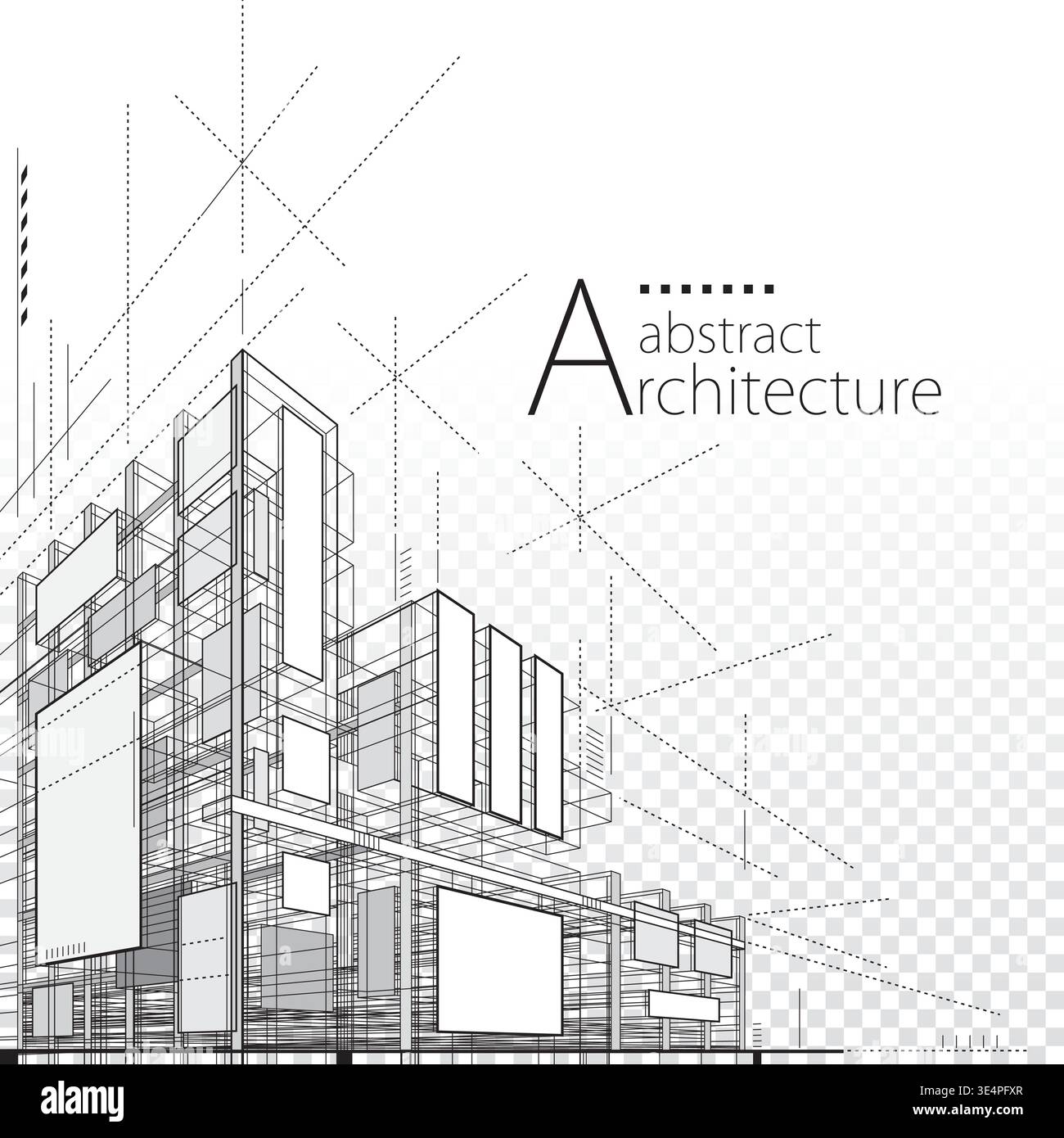 Architectural Abstract Design Stock Vector Image & Art - Alamy