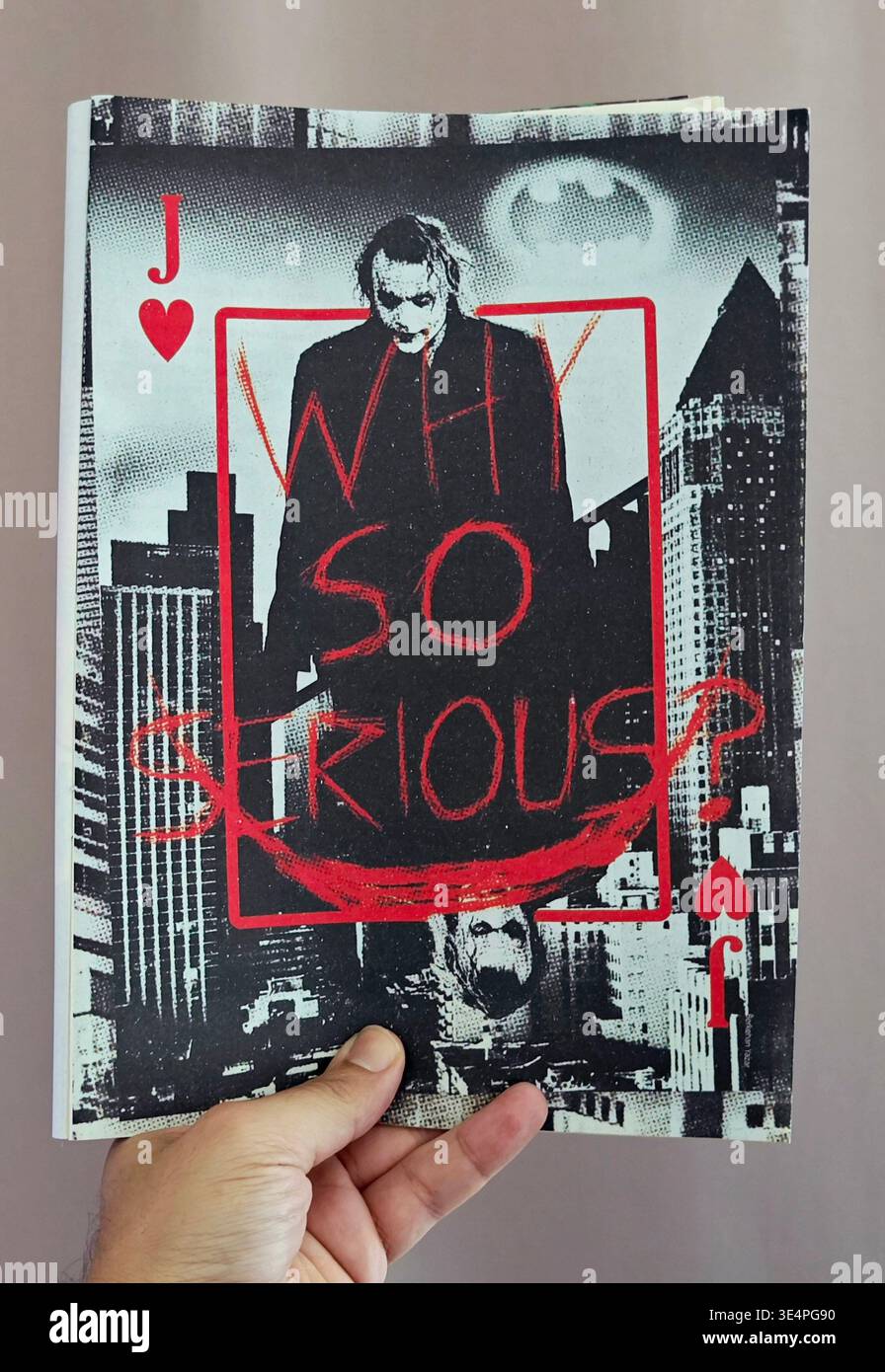 Dark knight joker poster hi-res stock photography and images - Alamy