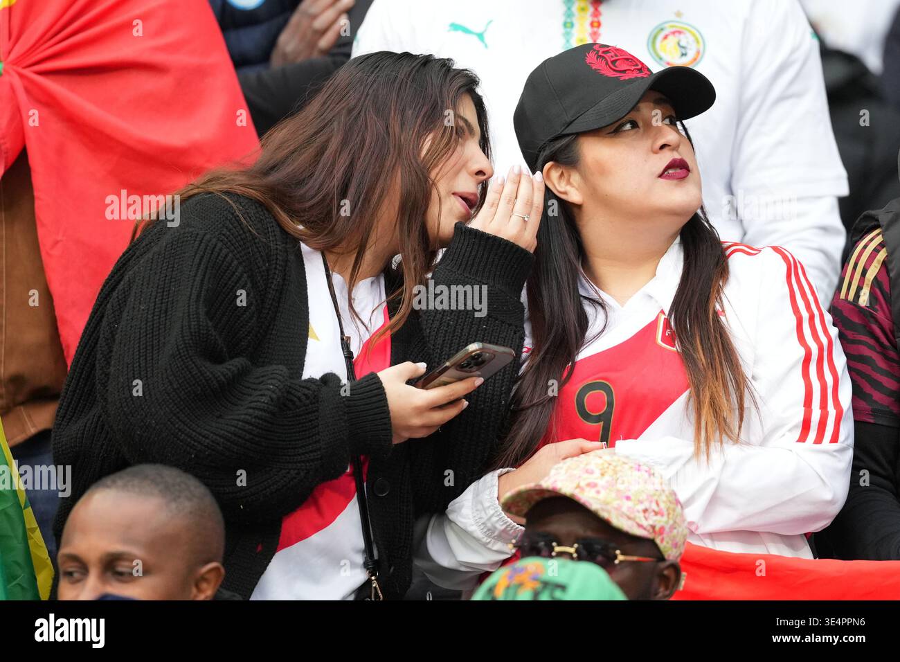 Peru fans during friendly match between Senegal and Peru at Stade de ...
