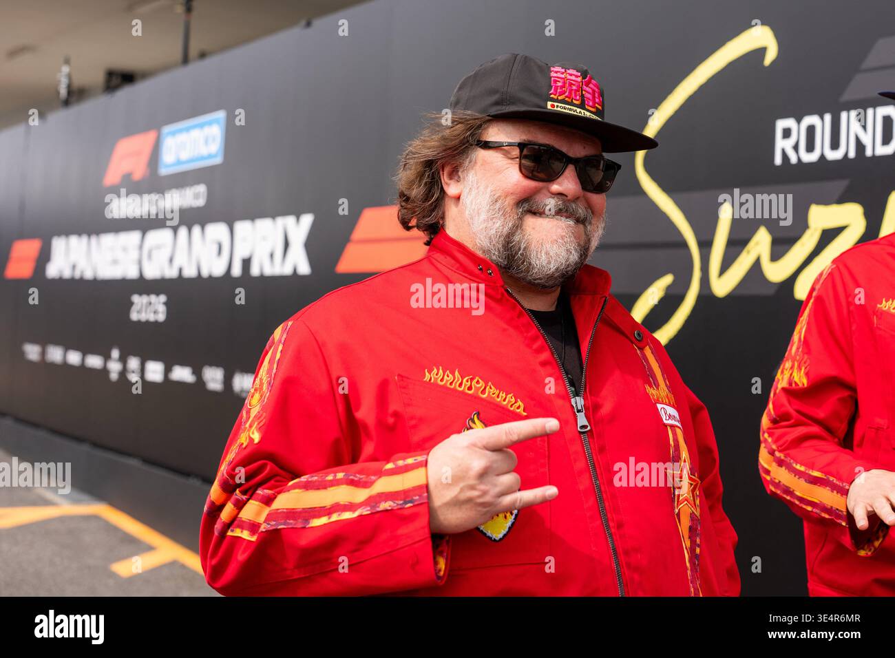 JACK BLACK USA Actor And Musician On Sunday During The 2026 Formula Jack Black Usa Actor And Musician On Sunday During The 2026 Formula 1 Aramco Japanese Grand Prix At The Suzuka Circuit On March 29 2026 Photo By Antoine Lapeyre 3E4R6MR 