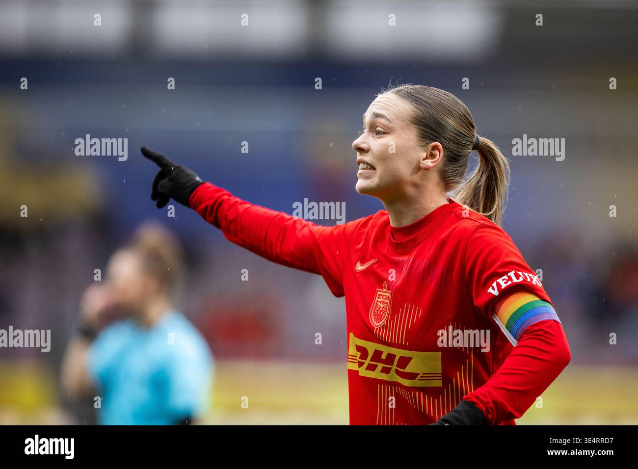 Farum, Denmark. 28th, March 2026. Josefine Funch of FC Nordsjaelland ...