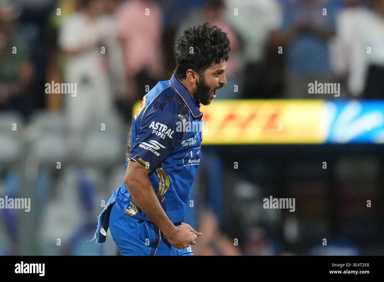 Rafiq Rider during the Indian Premier League cricket match between Mumbai Indians ...