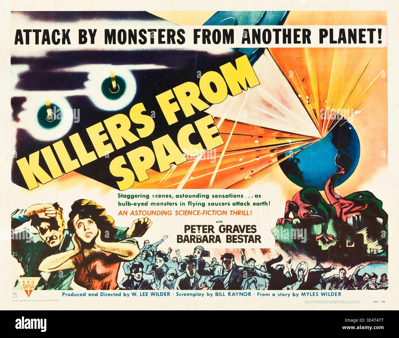 This 1954 half-sheet film poster advertises the RKO Radio Pictures ...