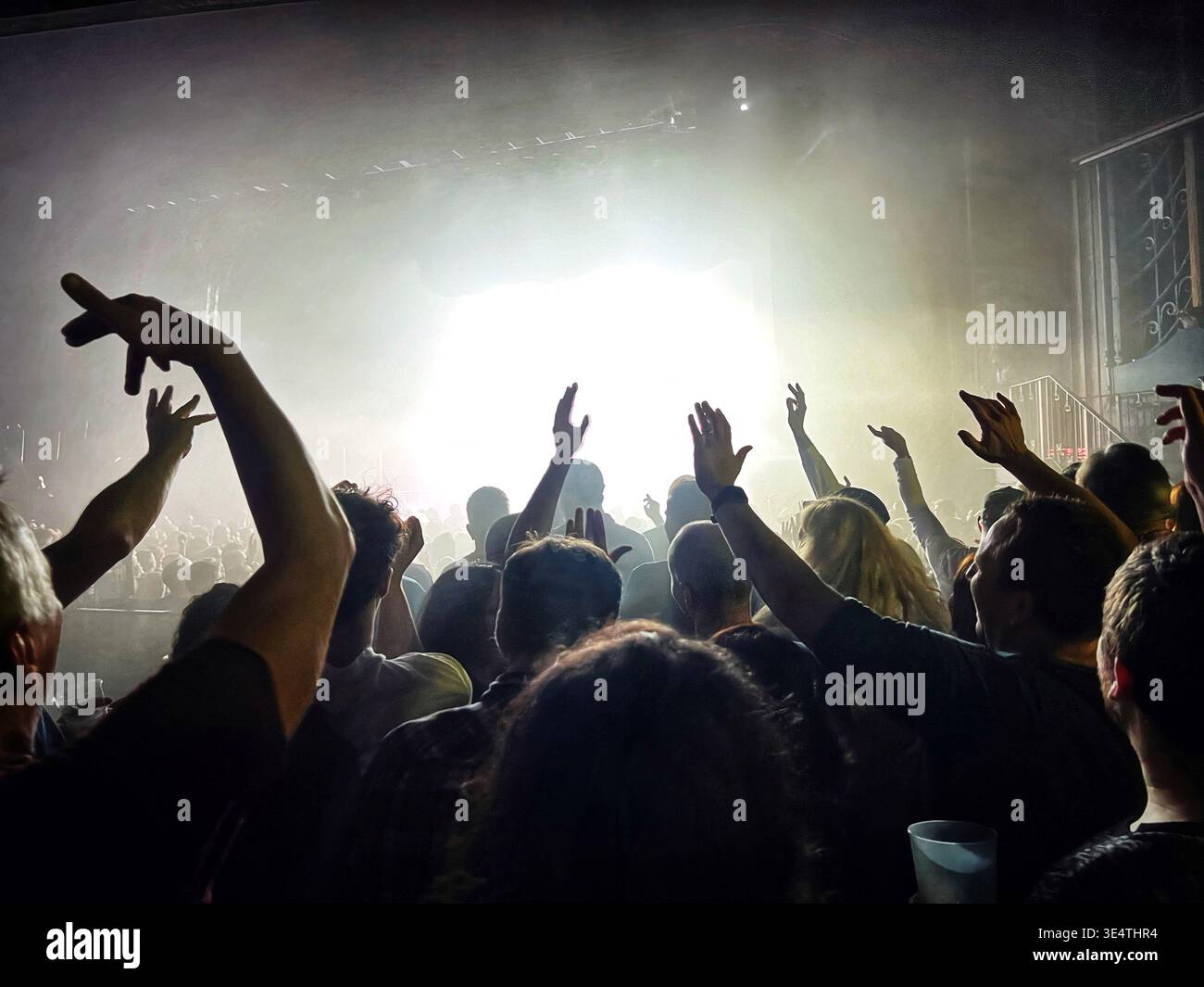 Live Music Crowd, London, UK Stock Photo