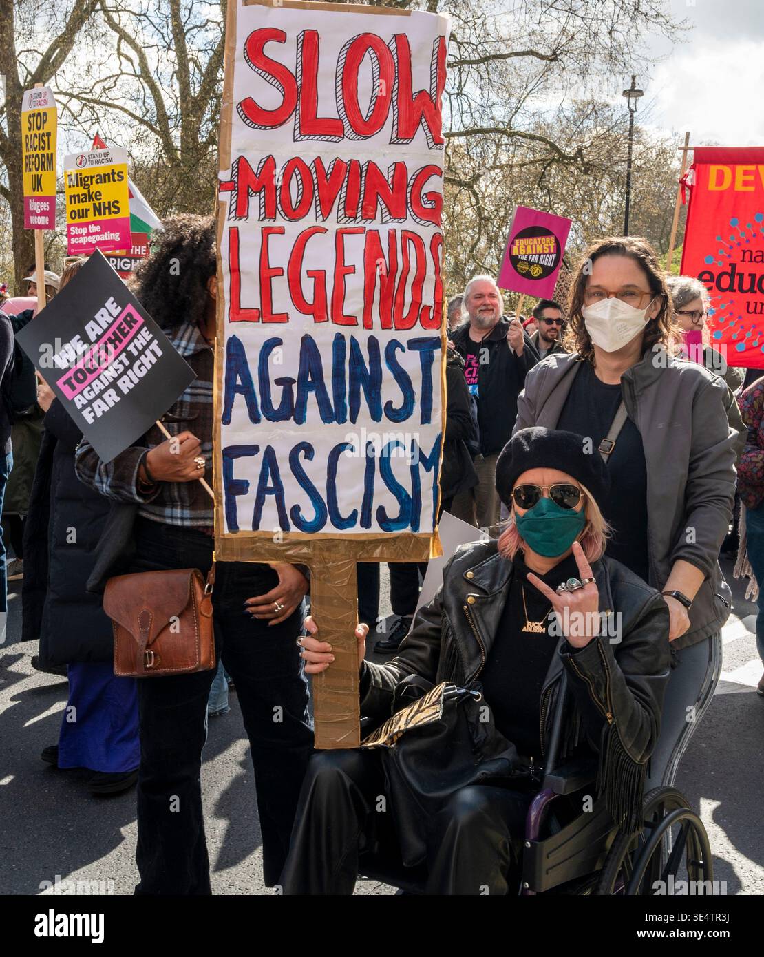 Stop fascism march hi-res stock photography and images - Alamy
