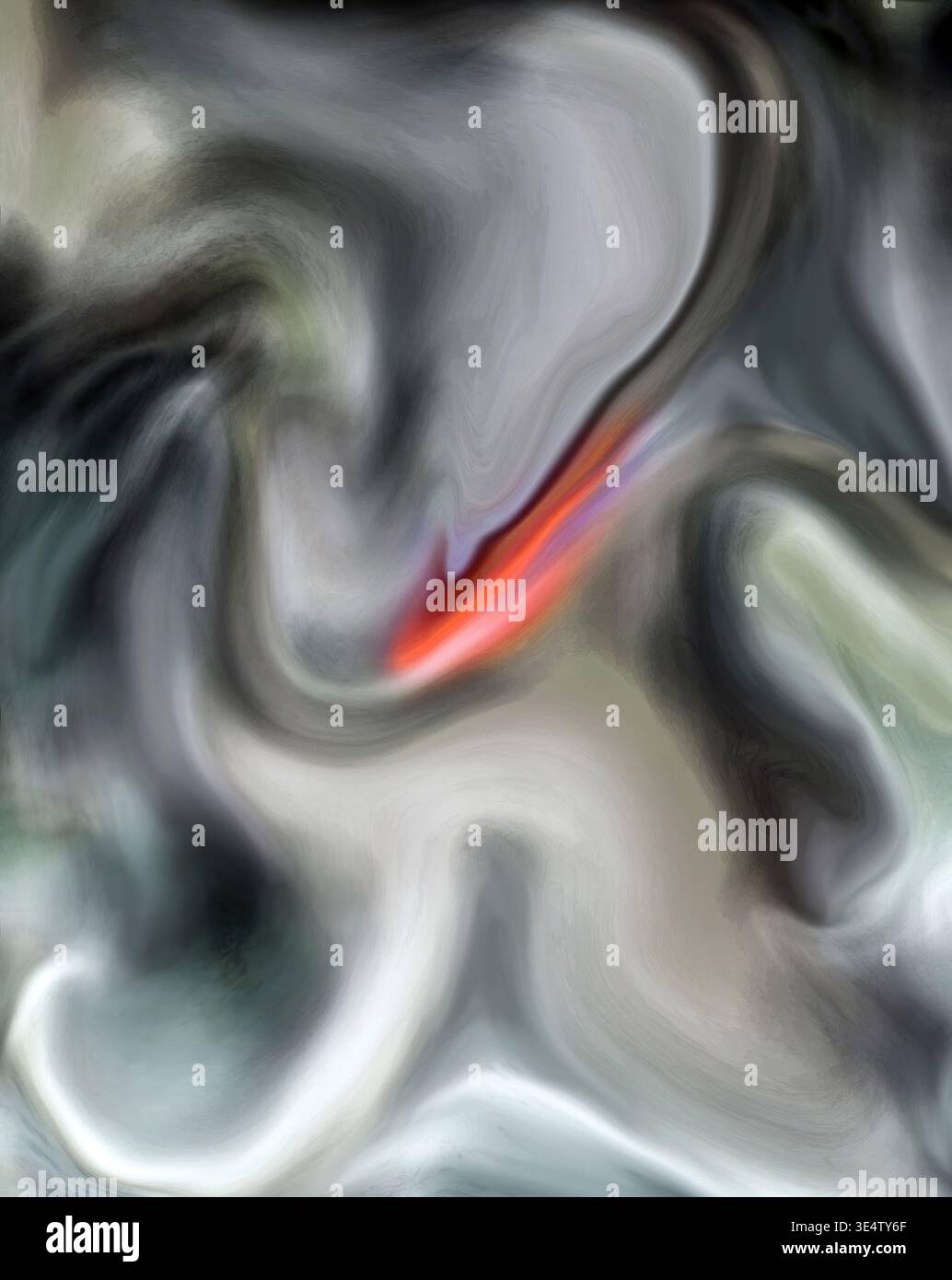 Swirling patterns in vibrant shades of orange hi-res stock photography ...