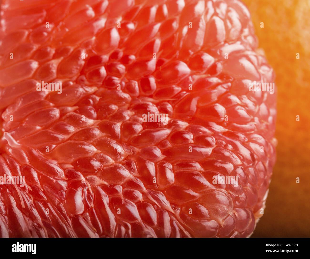 Food, Juicy grapefruit close up. Selective focus Stock Photo