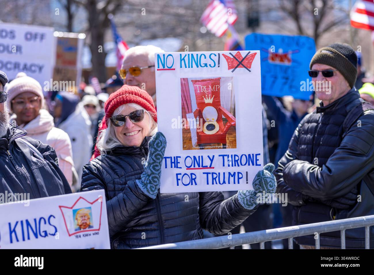 Photo No Kin March March 28 2026 Philadelphia No Kings March Stock Photo - Alamy