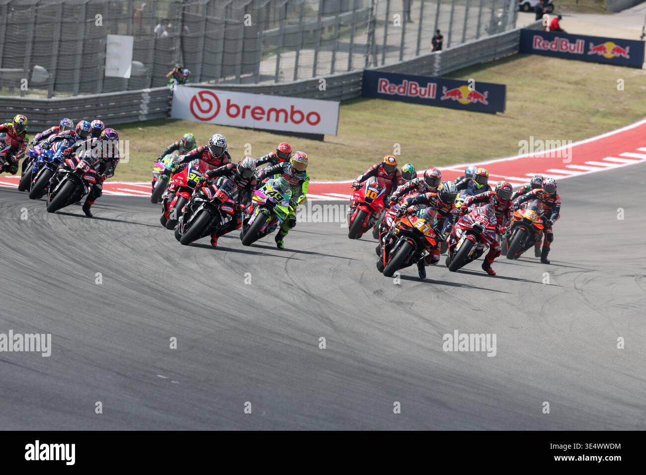 AUSTIN, TX - MARCH 29: Pedro Acosta (37) of Spain and Red Bull KTM ...