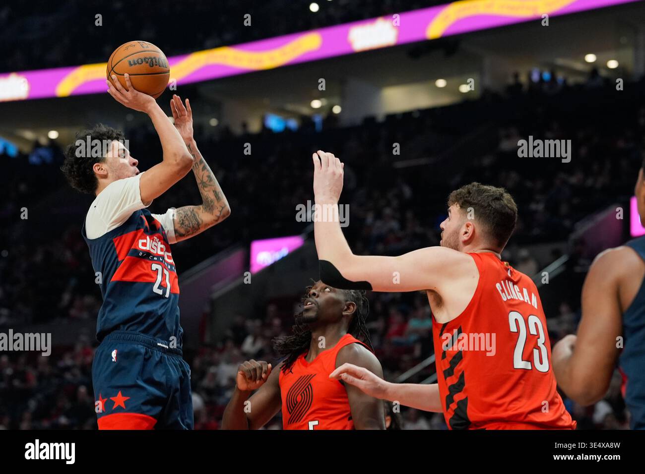Will Riley Nbs Washington Wizards forward Will Riley (27) shoots during the first half ...