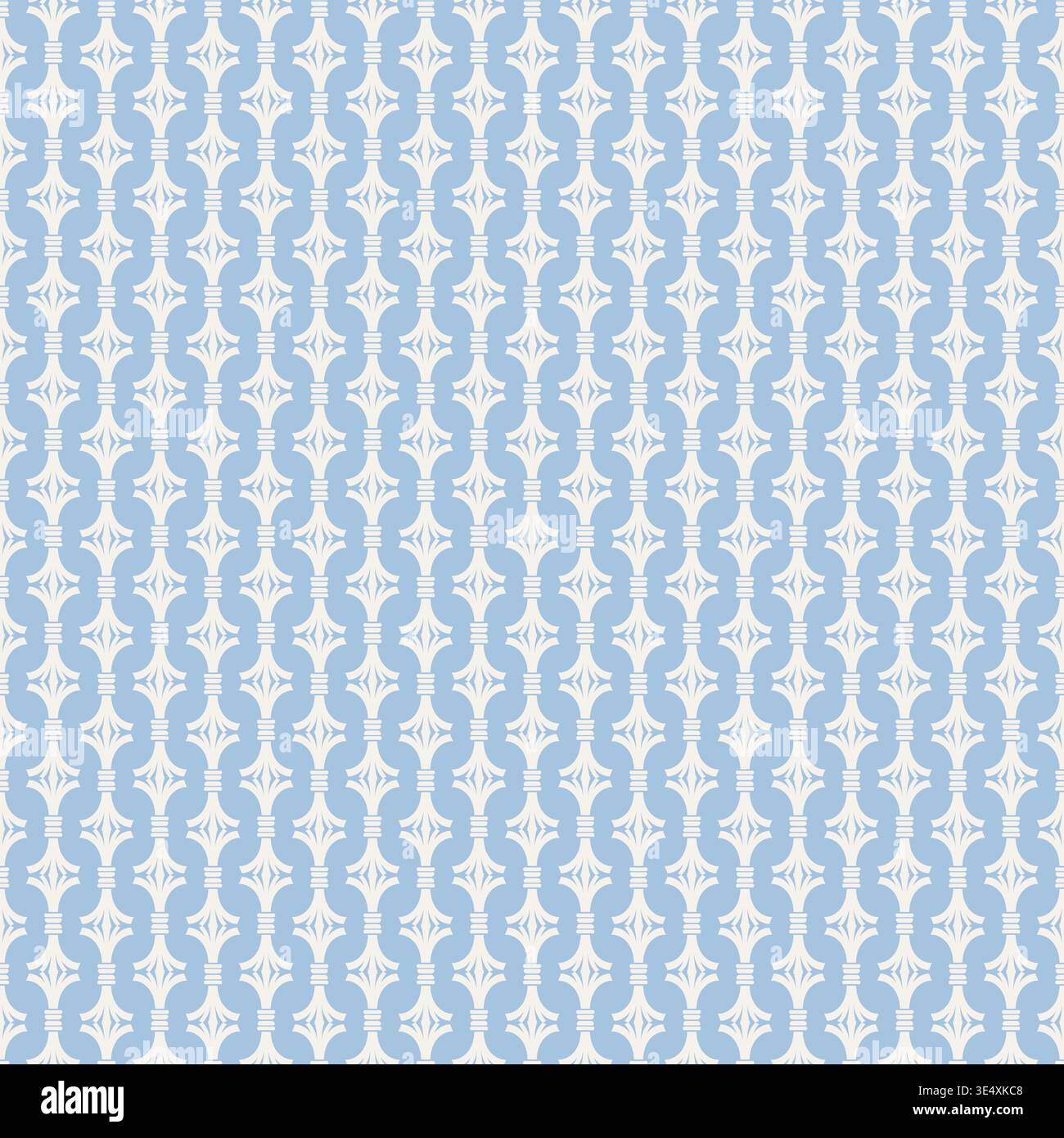 Dense Vertical Fleur De Lis Chains Stock Vector