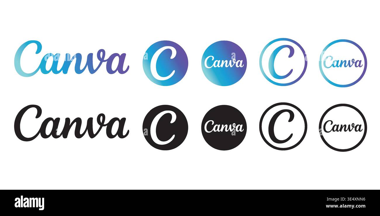 Canva logo Stock Vector